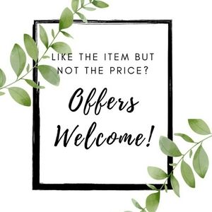 Make me an offer! All reasonable offers welcome 🌻